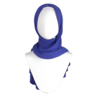 Periwinkle Bamboo Jersey Hijab Violet Blue  - Maxi Size (But Not Bulky!)
