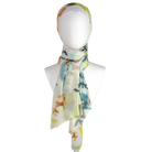Premium Chiffon Floral hijab | Maxi Chiffon hijab  | Lina Zibdeh