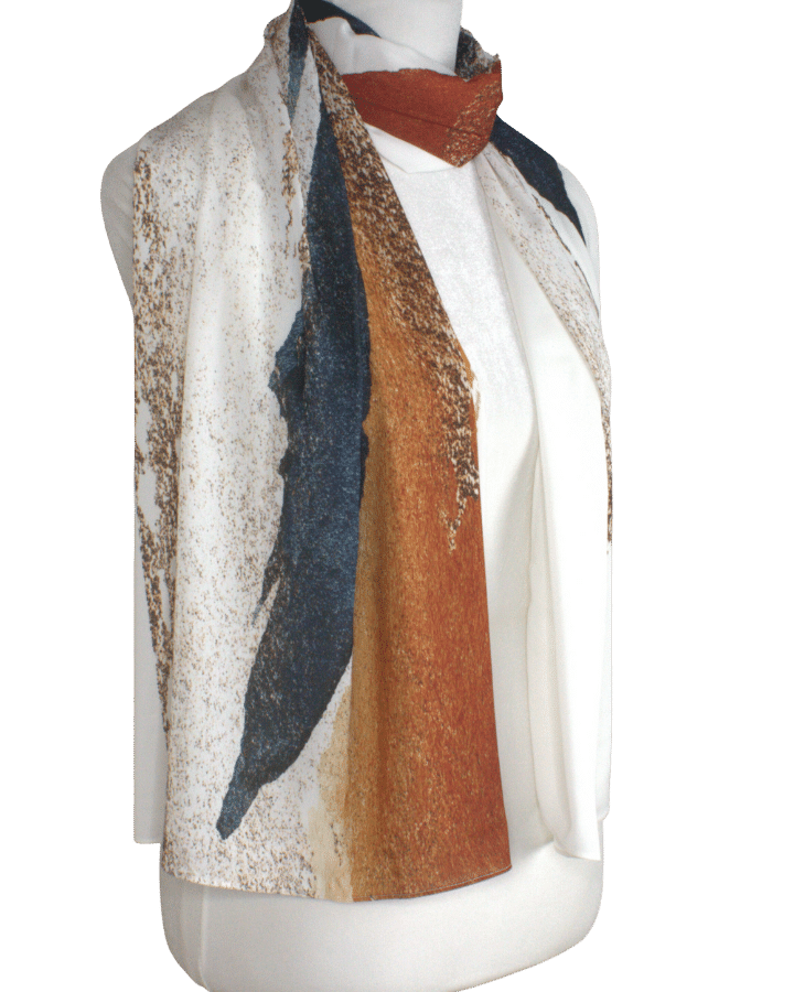 Fancy Printed Hijab headscarf that can be used for formal and practical outfits | Lina Zibdeh