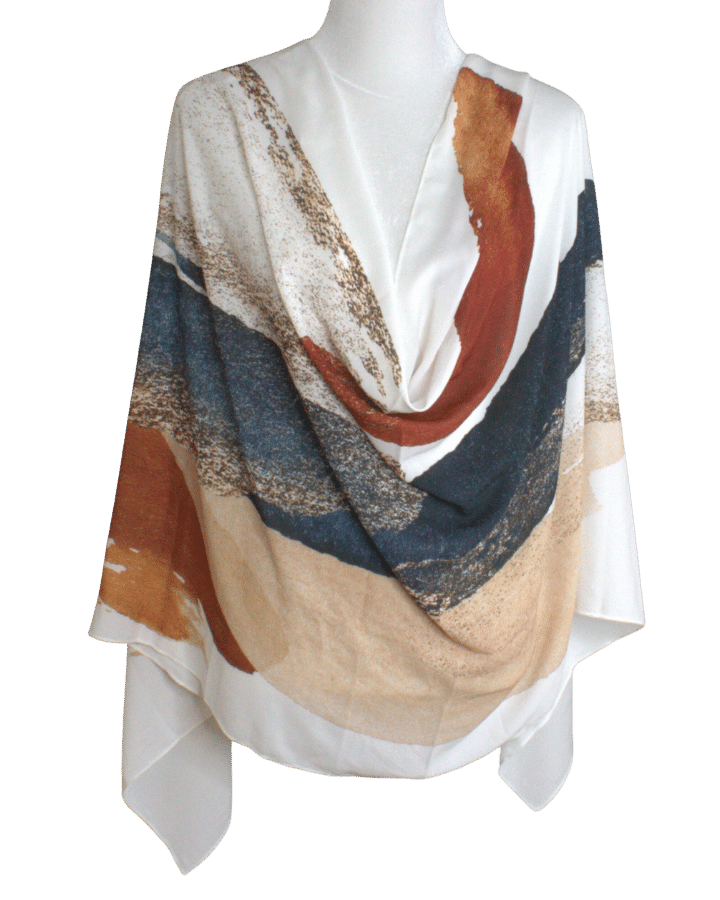 Luxury Hijab scarf that feels and looks fancy. Designer scarf for modest fashion | Lina Zibdeh