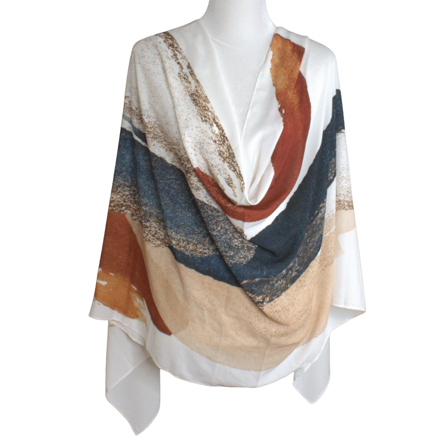 Luxury Hijab scarf that feels and looks fancy. Designer scarf for modest fashion | Lina Zibdeh