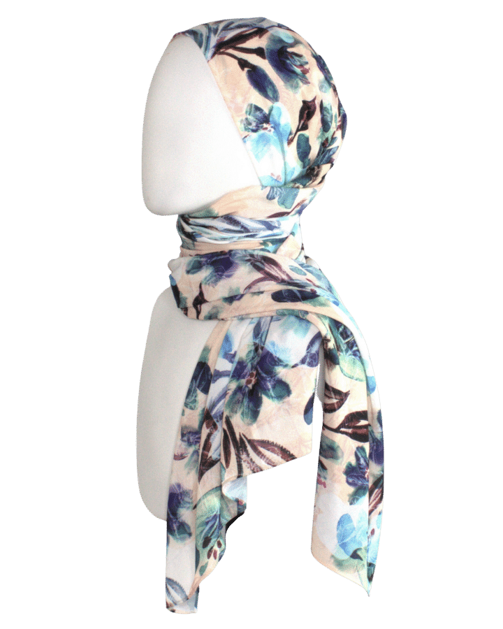 High-end hijab scarf for your elegant occasions - Maxi size | Lina Zibdeh