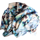Floral hijab scarf for your special occasions - Maxi size
