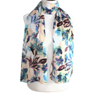 Floral hijab scarf for your elegant occasions - Maxi size Premium Quality