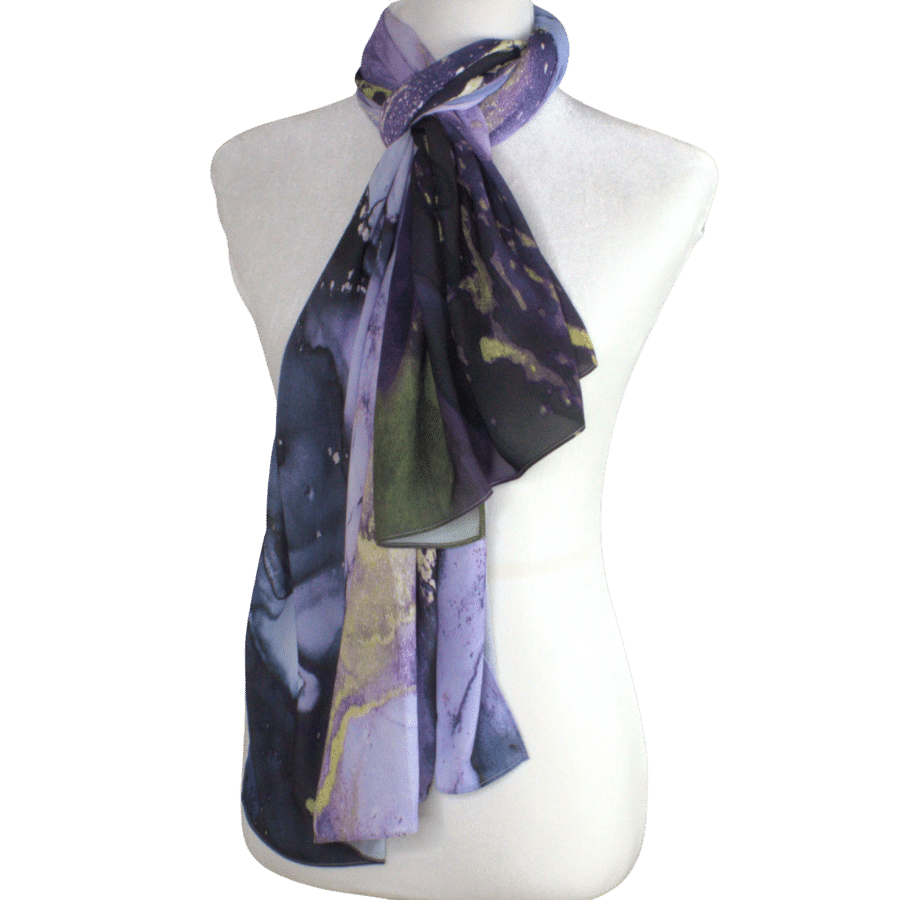 The Splendid Mood Premium Soft Crepe Chiffon Hijab -NEW