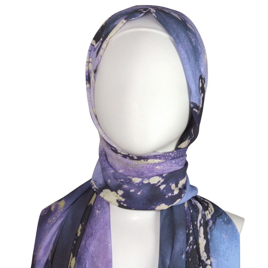 The Splendid Mood Premium Soft Crepe Chiffon Hijab -NEW