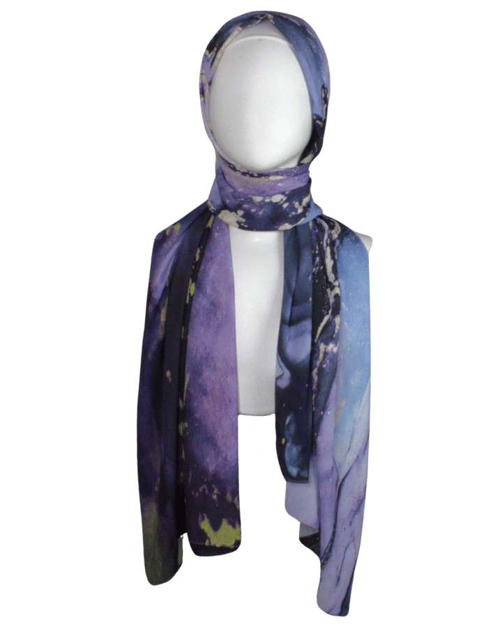 The Splendid Mood Premium Soft Crepe Chiffon Hijab -NEW