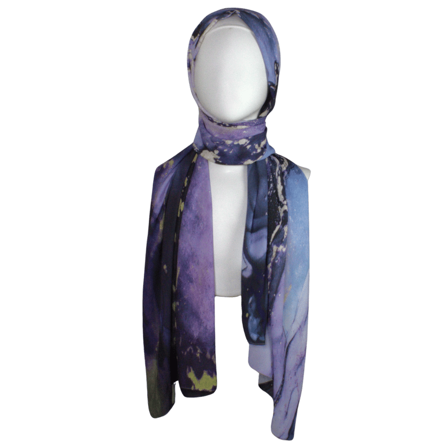 The Splendid Mood Premium Soft Crepe Chiffon Hijab -NEW