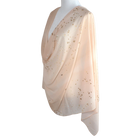Quality Chiffon Hijab Scarf for special occasions | Blush Neutral Hijab | Lina Zibdeh