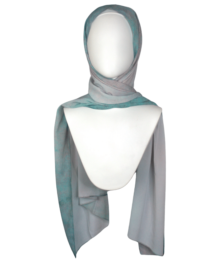 High-end hijab for your elegant occasions | Maxi Teal Rose