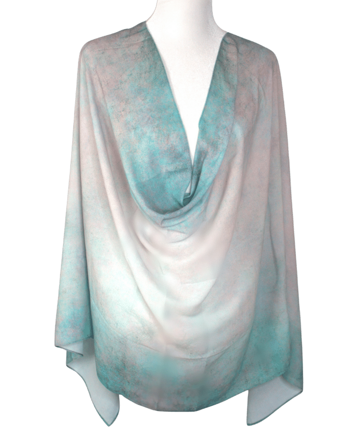 High-end hijab for your elegant occasions | Maxi Teal Rose