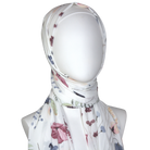 A Floral Meadow Premium Soft Crepe Chiffon Hijab -NEW