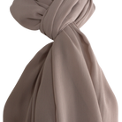Whispering Breeze Crinkle Chiffon Hijab! Everyday Neutral Beige