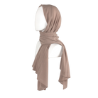 Whispering Breeze Crinkle Chiffon Hijab! Everyday Neutral Beige