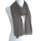 Whispering Breeze Crinkle Chiffon Hijab! Olive Brown Hijab