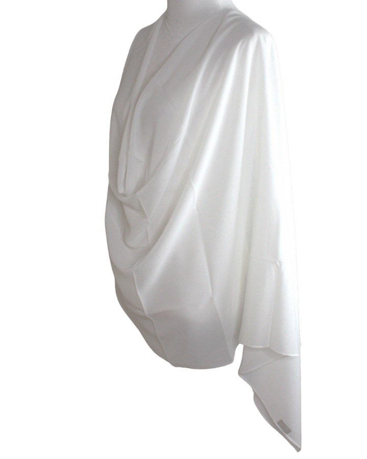 Whispering Breeze Crinkle Chiffon Hijab! Cream