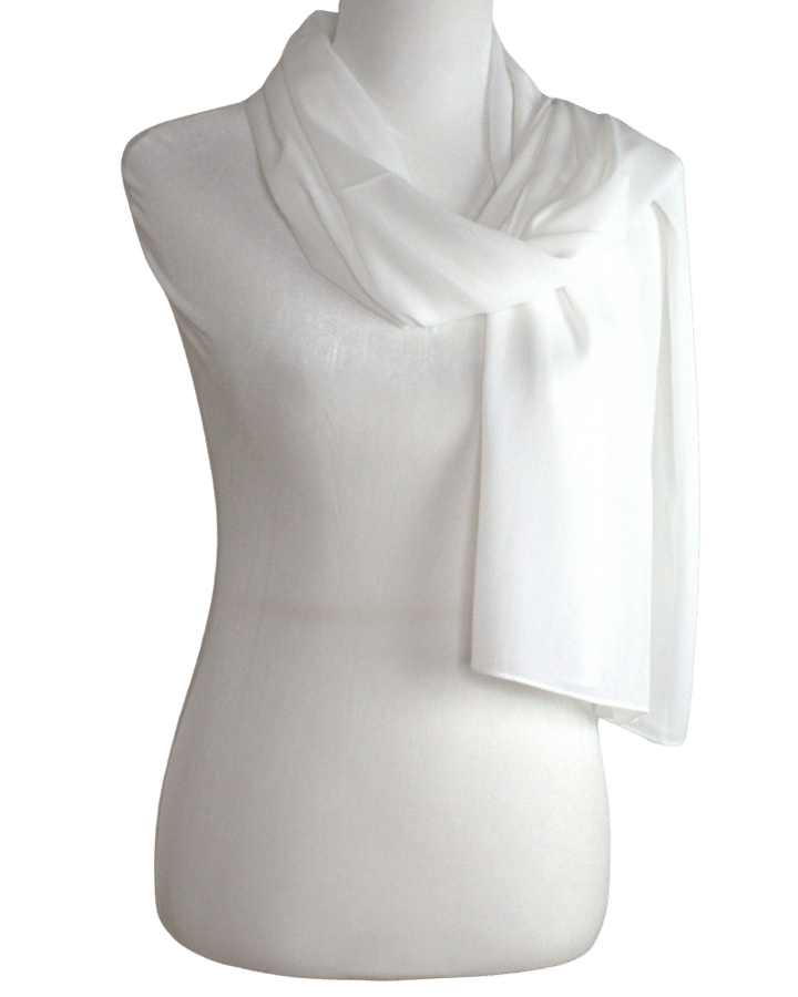 Whispering Breeze Crinkle Chiffon Hijab! Cream