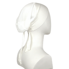 Non-slip Breathable white mesh tie-back hijab cap under scarf, lightweight and comfortable for hot weather and all-day wear | Lina Zibdeh
