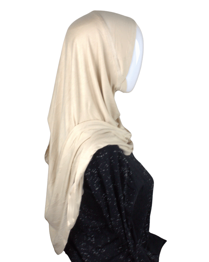 Instant hijab in everyday. This is made from premium Japanese jersey material and it's designed for ultimate comfort throughout the day | Lina Zibdeh