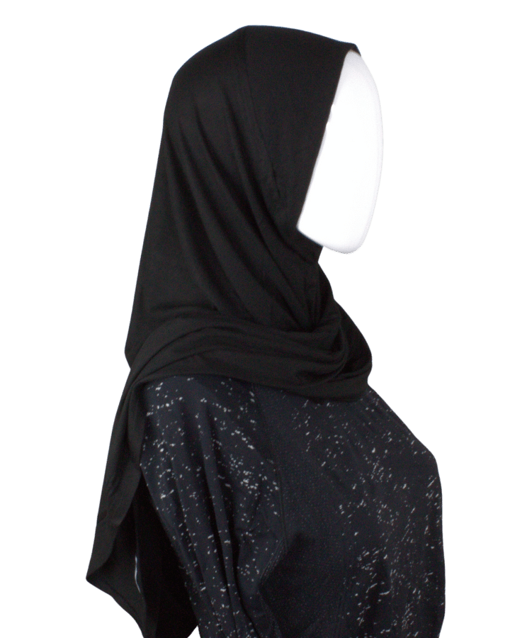 This is your everyday black instant hijab that you will wear on repeat. check out our website for a full demo on how to wear it.