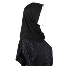 This is your everyday black instant hijab that you will wear on repeat. check out our website for a full demo on how to wear it.