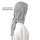 Our instat hijabs can be tied back if you need to!