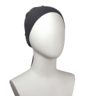 Grey Mesh tie-back under scarf for hijab, non-slip fit, designed for women with long hair, ideal for work and daily wear | Lina Zibdeh