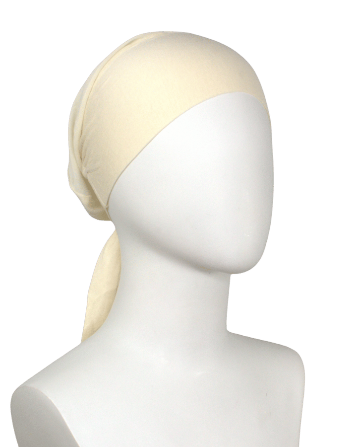 Lightweight mesh tie-back hijab cap, breathable under scarf ideal for everyday wear and for all ages and hair types | Lina Zibdeh