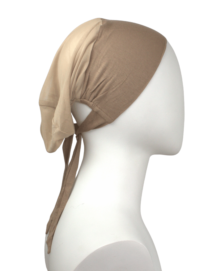 Premium mesh tie-back under cap, comfortable fit for school girls, professional women, suitable for hot flashes and summer wear | Lina Zibdeh