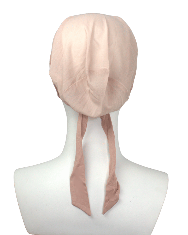 Rose Breathable Lightweight mesh hijab cap with tie-back, breathable fabric, heat-friendly, perfect for all ages and school girls | Lina Zibdeh