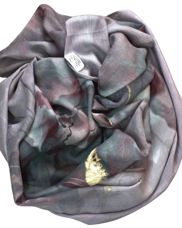 Everyday printed bamboo modal hijab for women 40+, soft drape, suitable for hot weather, professional styling, and gifting | Lina Zibdeh