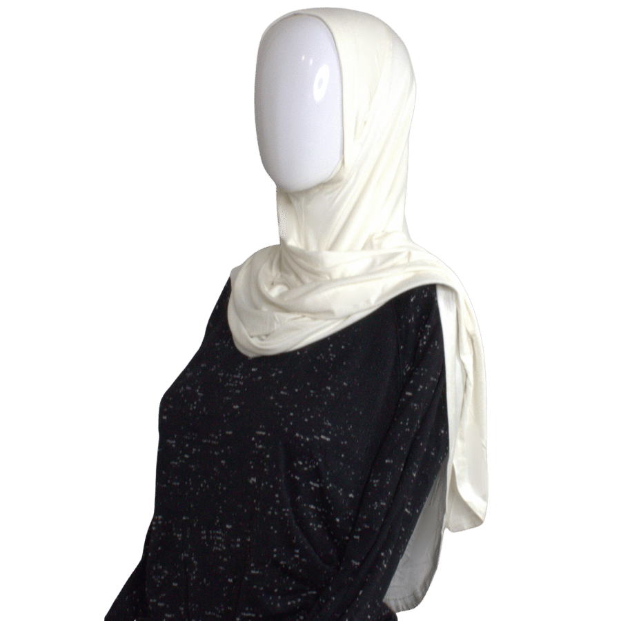 This jersey cream instant hijab is your best choice for everyday and teen hijabi.