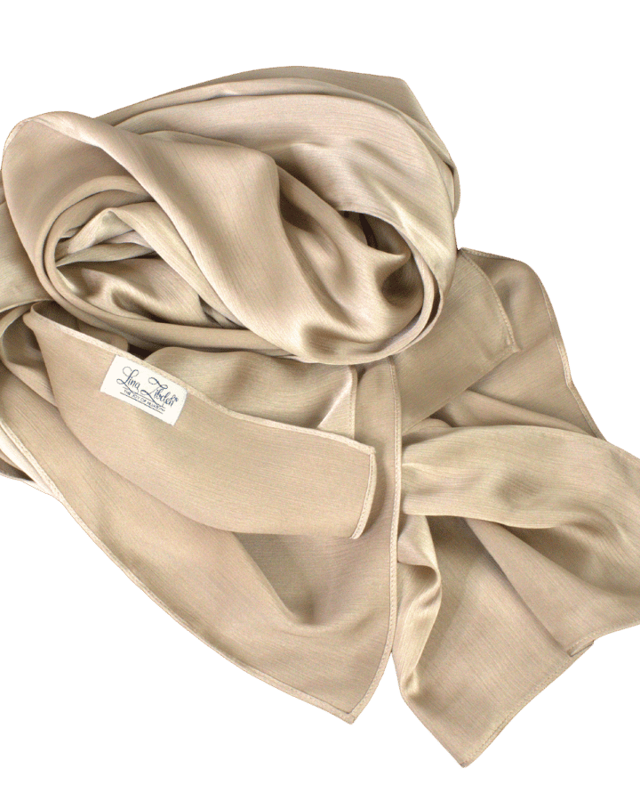 Shop our formal hijabs for parties and eid. Satin crinkle hijabs with a nice drape and better grip | Lina Zibdeh