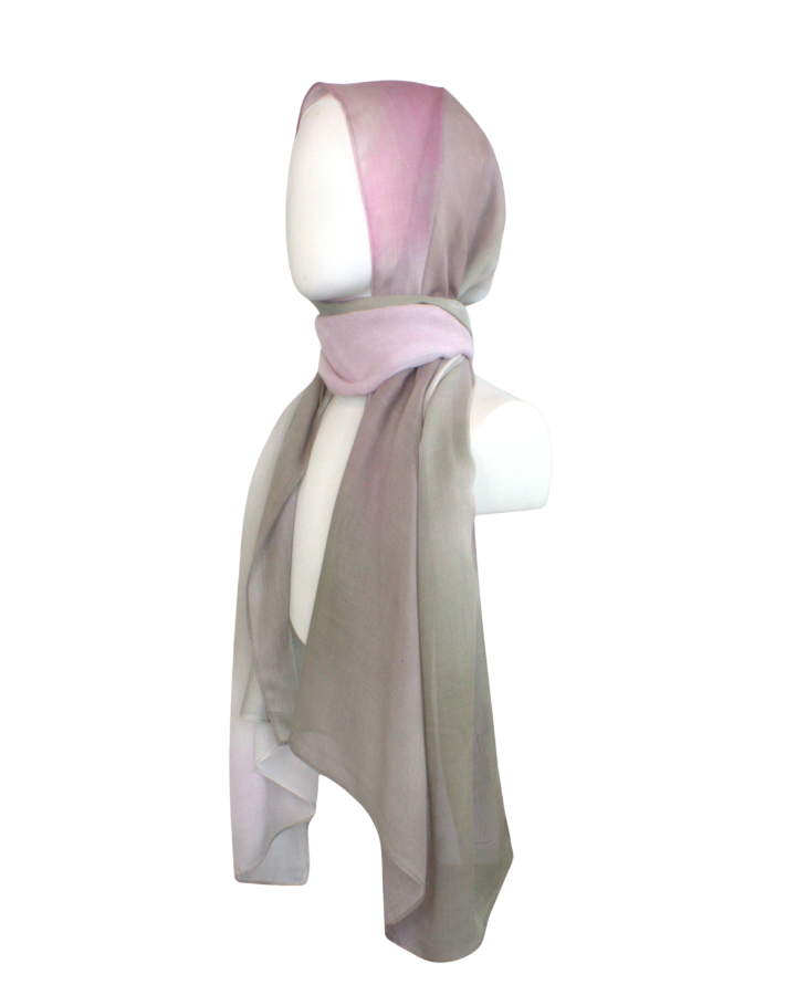 premium printed bamboo modal hijab, lightweight and breathable, perfect for women over 30, hot flashes, work, or gifting | Lina Zibdeh