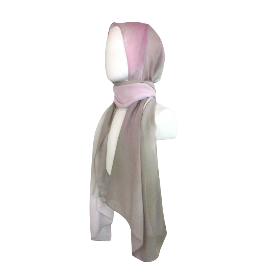 premium printed bamboo modal hijab, lightweight and breathable, perfect for women over 30, hot flashes, work, or gifting | Lina Zibdeh