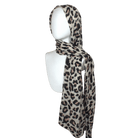 Soft, breathable bamboo modal hijab with unique leopard print | Lina Zibdeh