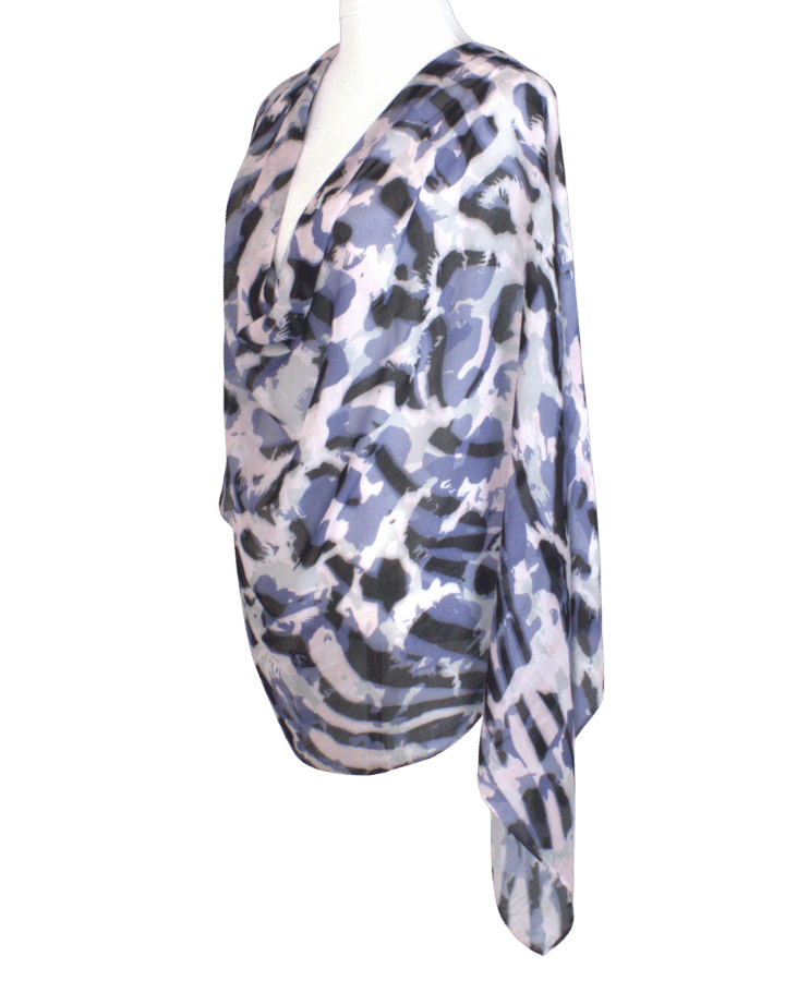 Soft, breathable bamboo modal hijab with unique leopard print | Lina Zibdeh