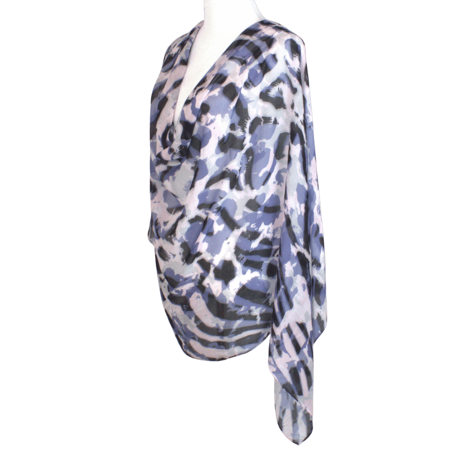 Soft, breathable bamboo modal hijab with unique leopard print | Lina Zibdeh