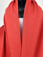 Brick Orange Comfy Chic Cotton Jersey Hijab Wrap