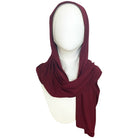 Simple Jersey Hijab - Sumac (Deep Red)