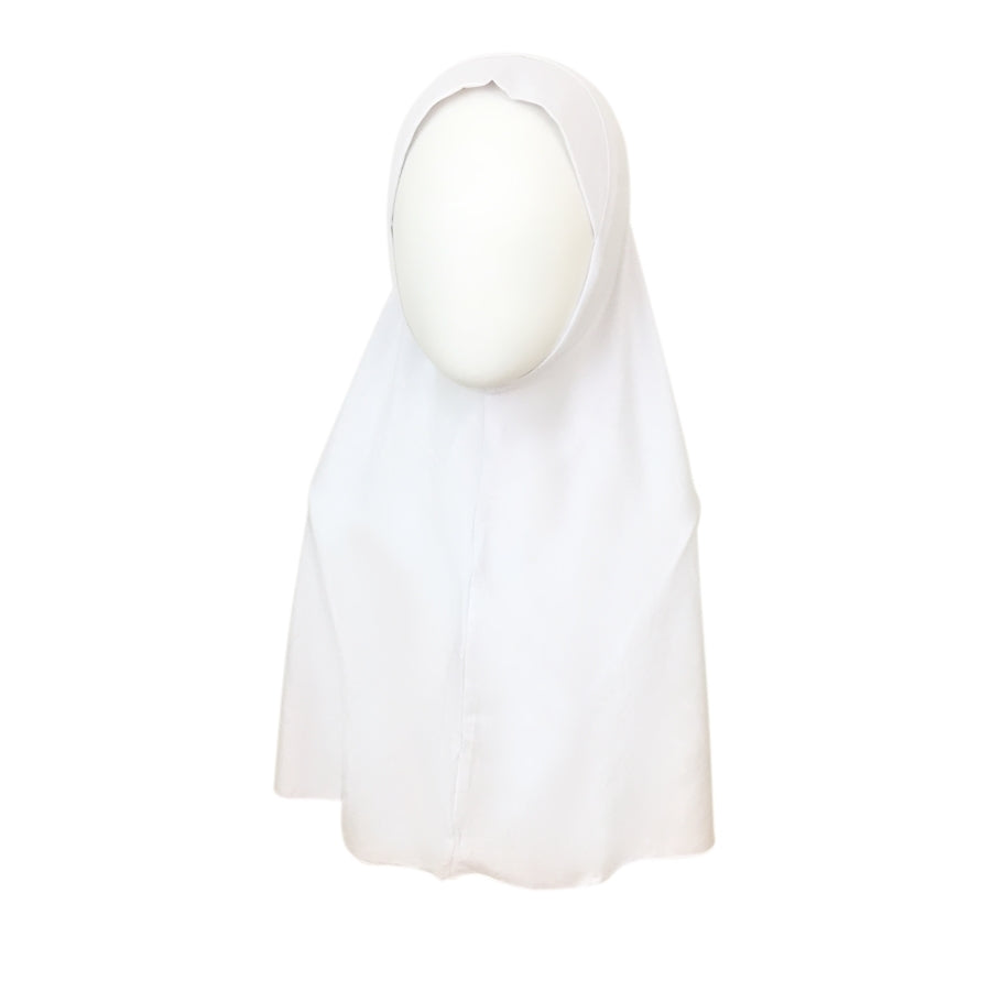 White Amira One Piece Large Size - Turlu Fabric