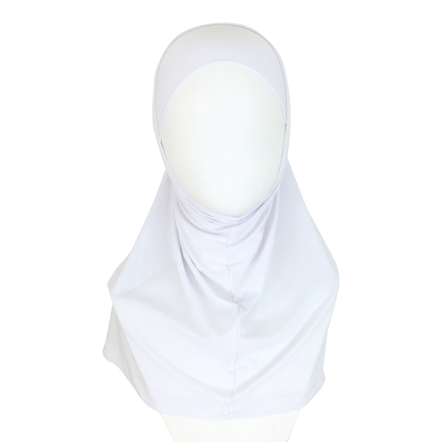 White Soft Poly-Cotton Two-Piece Amira - Regular Size