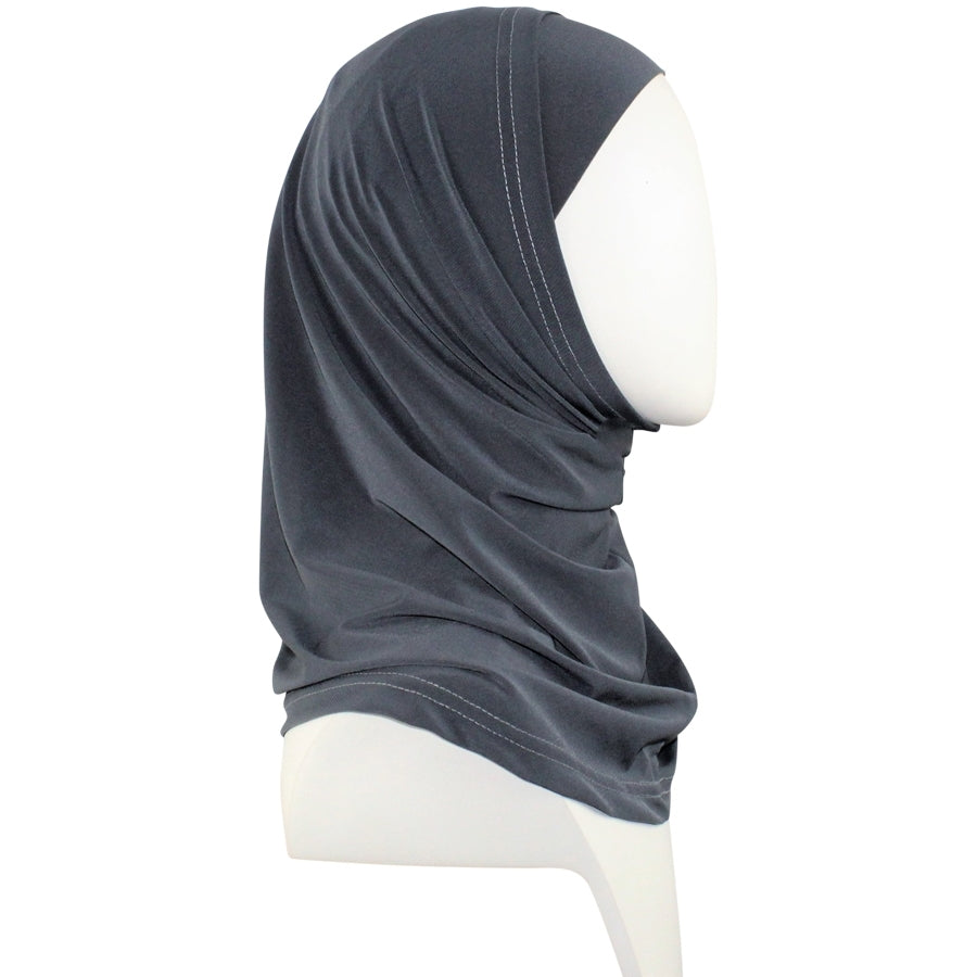 Grey RAYON Two-Piece Amira - Regular Size, smaller cap