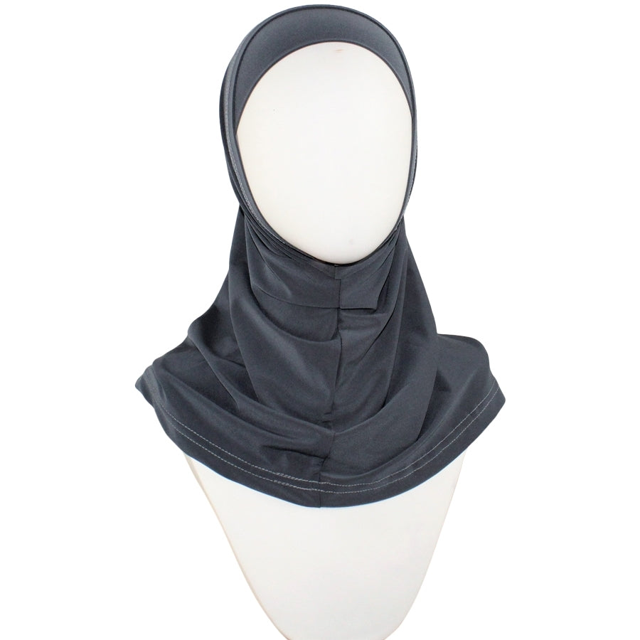 Grey RAYON Two-Piece Amira - Regular Size, smaller cap