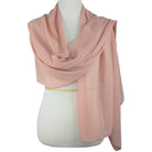 Chiffon Hijab Blush Neutral - Textured