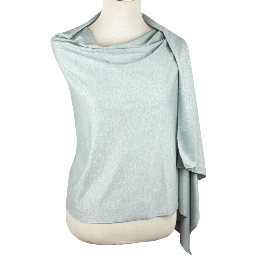 Baby Green Shimmer Jersey Wrap