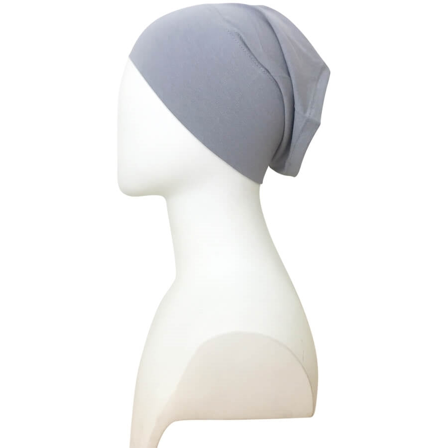 grey Tube Cap Turlu – Lina Zibdeh - The Joy of Hijab!