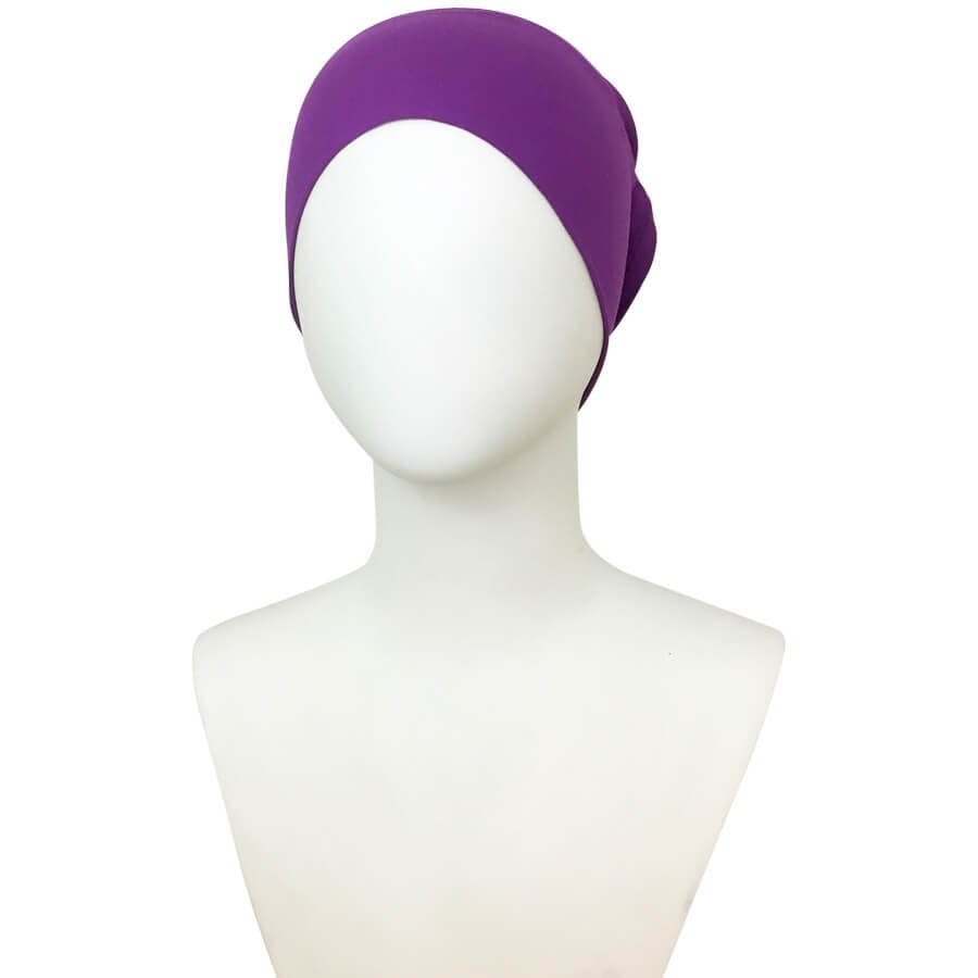 Bright Purple Tube Undercap - Turlu Fabric