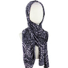 Paisley Smooth Patterned Jersey Hijab  - Soft & Cool "Zibde Feel"