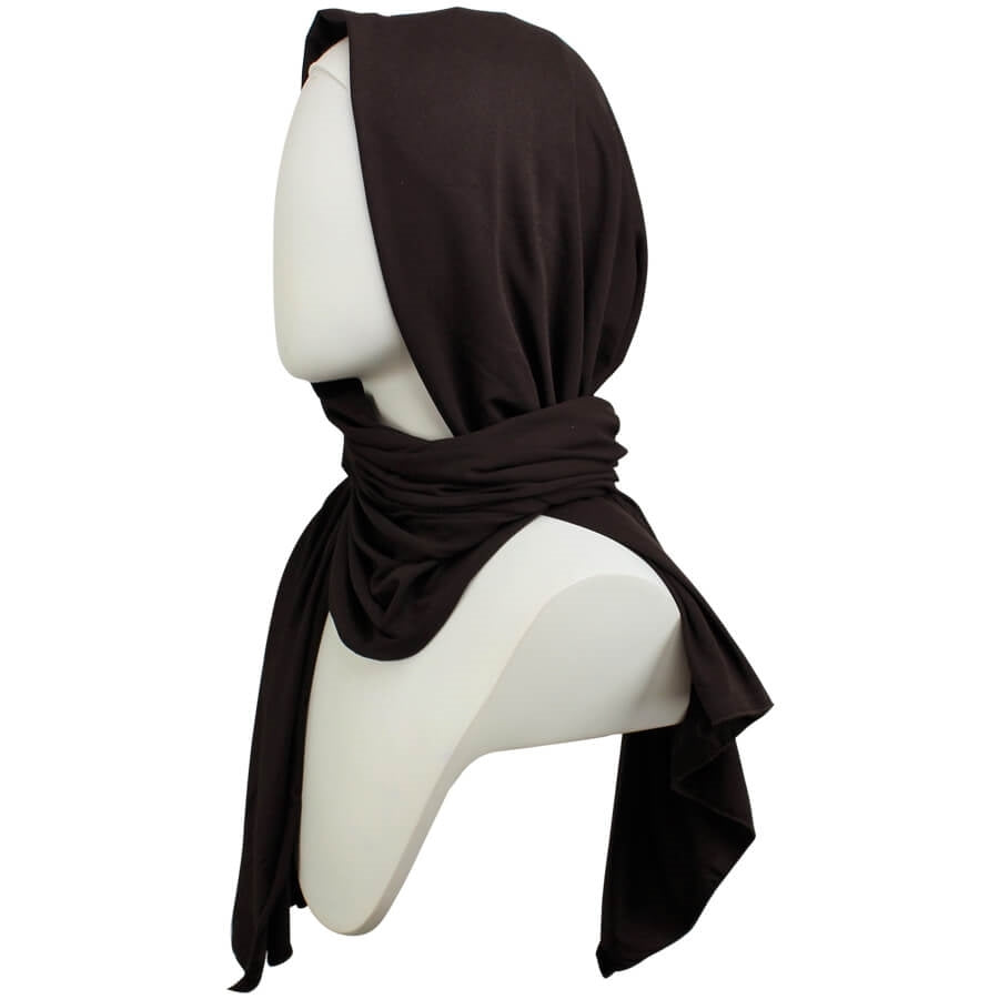 Roasted Brown  - Simple  Jersey Hijab